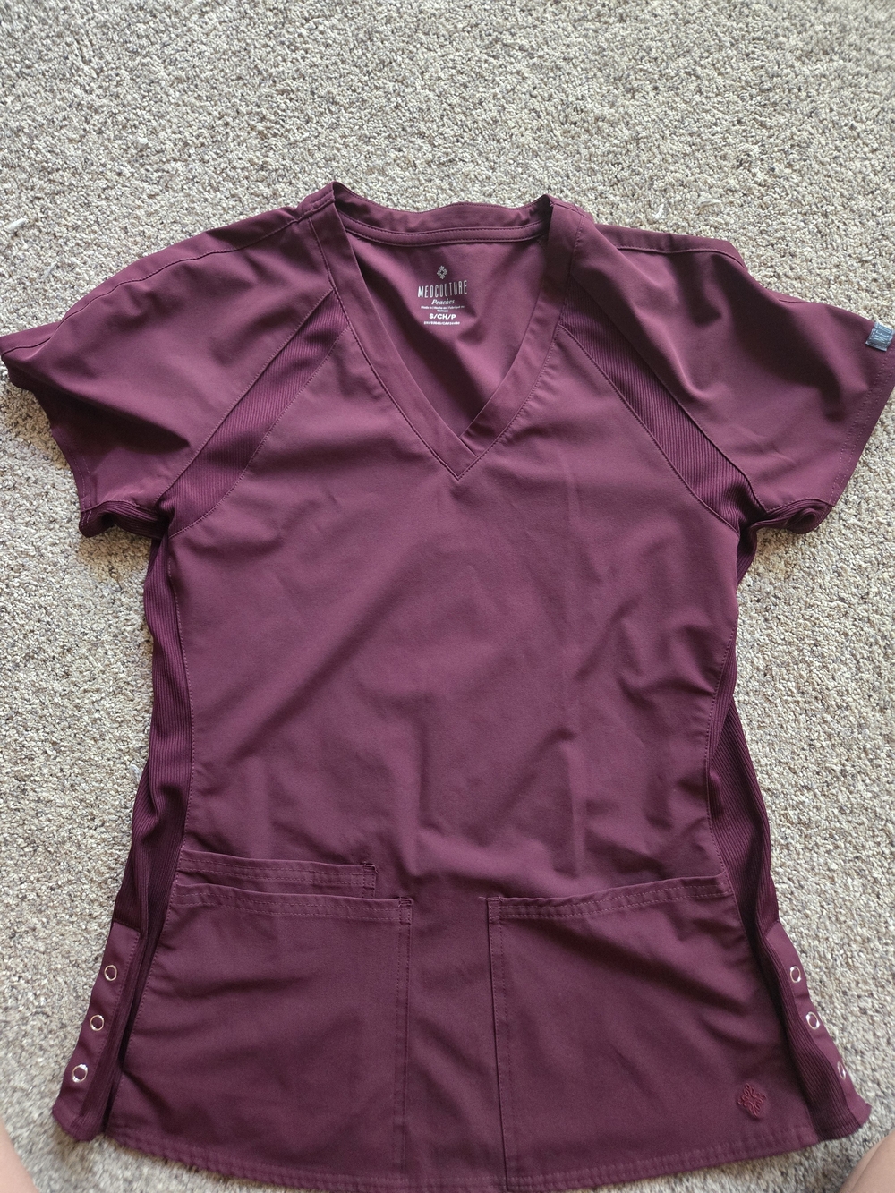 Med Couture Women’s V-Neck Medical Scrub Top